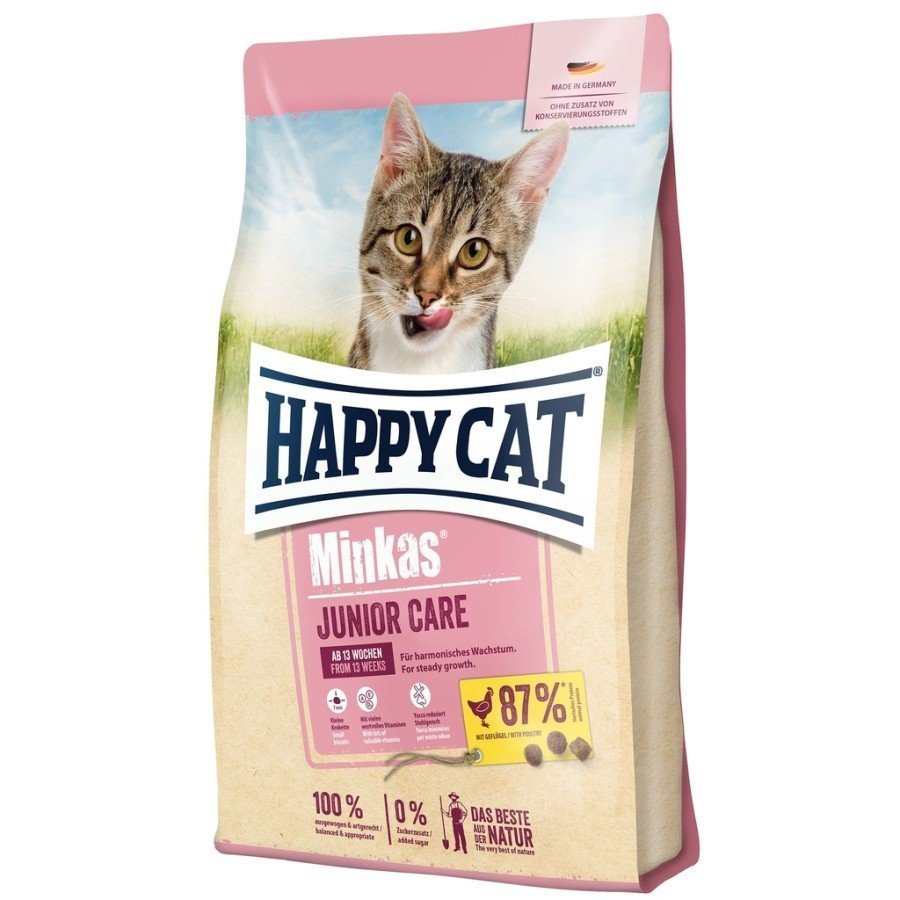 Happy Cat Minkas Junior Care Repack 1kg - DRY FOOD Happy cat Minkas Junior Care REPACK 1 Kg