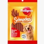 pedigree schmackos 70 gr - makanan anjing pedigree schmackos stix smoky beef 70 gr