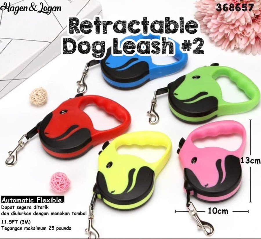 可伸缩的狗皮带#2 -Tali Tuntun anjing Anjing灵活