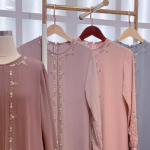 Sarimbit keluarga D-394 Nesty Collection - Gamis Muslimah Wudhu Friendly, Dress Muslimah, Dress/Gamis Lebaran