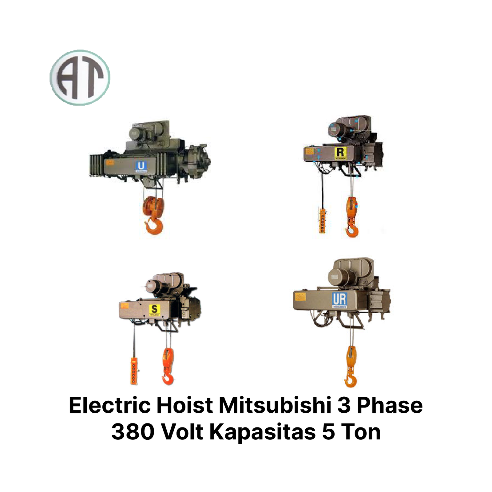 Electric Hoist Mitsubishi 3 Phase 380 Volt Kapasitas 5 Ton