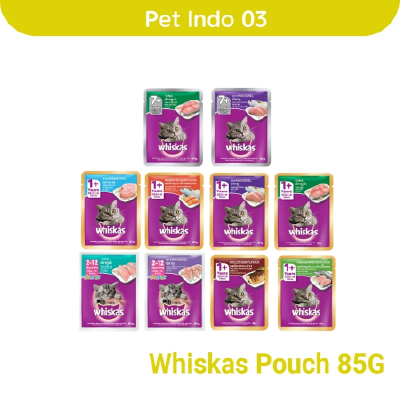Whiskas Pouch Wet Food 85gr All Varian