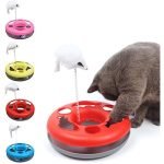 Cat Toy interactive TY17 - mainan kucing bulu tikus bola circular
