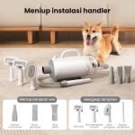 Pet Blower Dryer Professional Grooming Vacuum