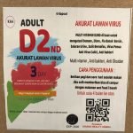 Isi 6 Vitamin D2ND Kapsul Obat Ampuh Anti Virus Calici Kucing Adult