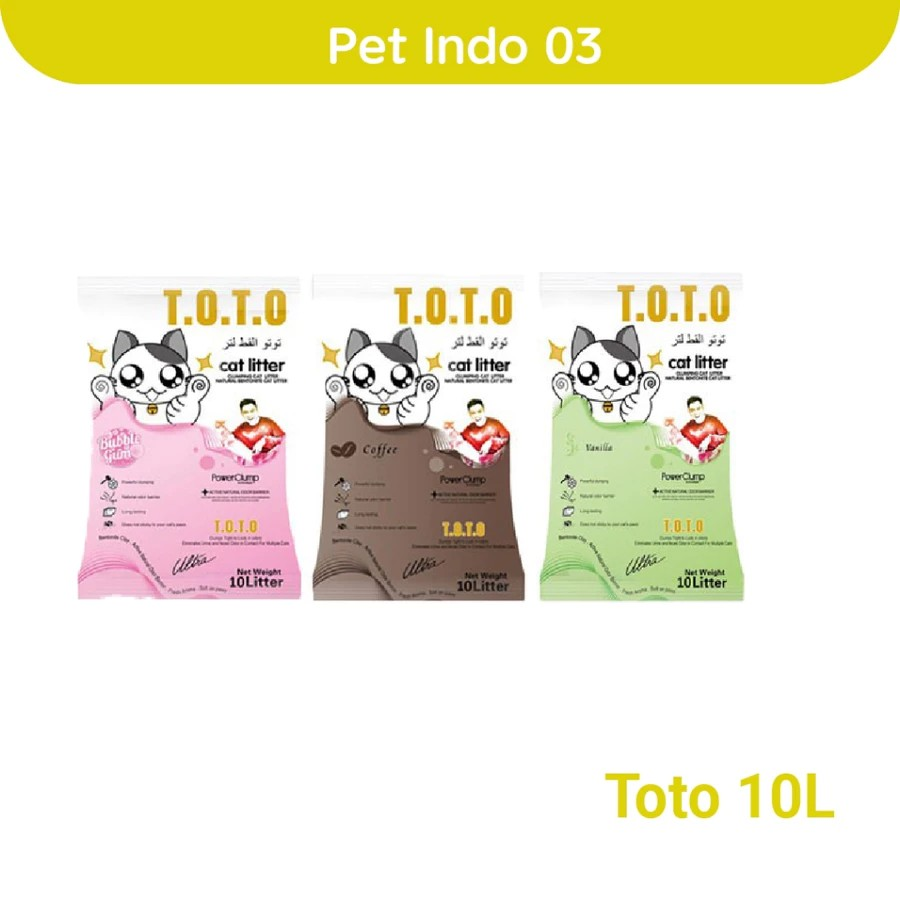 Pasir Kucing Toto 10 Litter All Varian