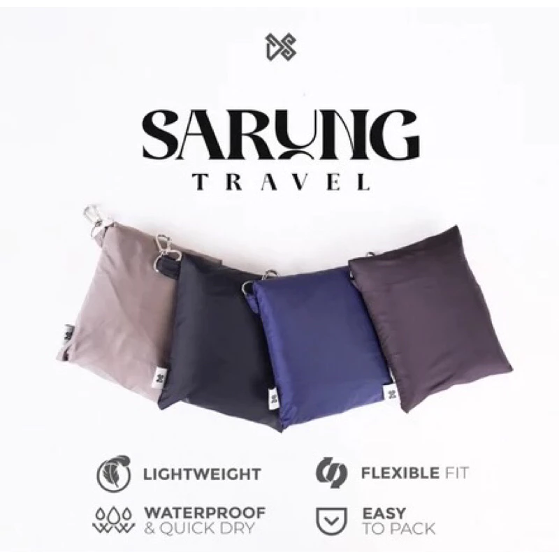Sarung Pria Travel Pouch - Alfath Fashion Muslim