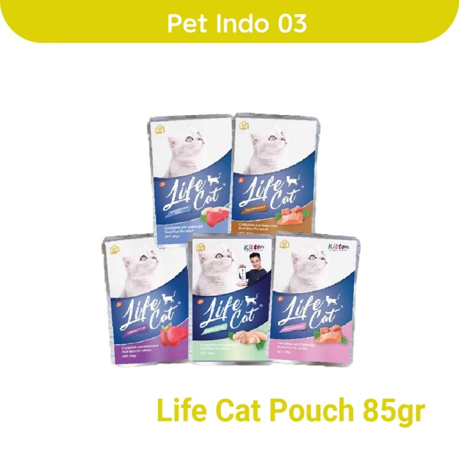 Life Cat Pouch All Varian 85gr