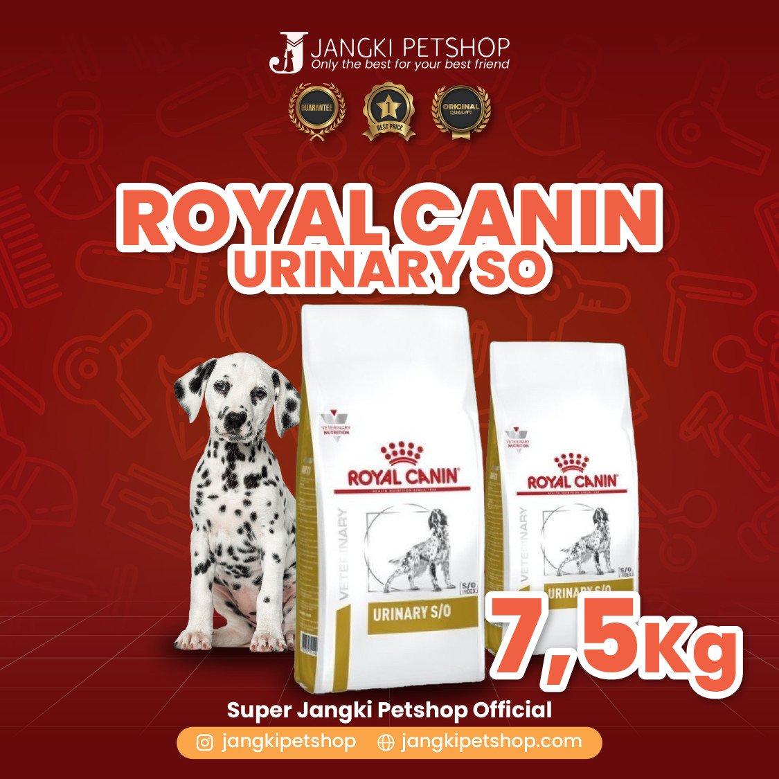 ROYAL CANIN Urinary S/O Dog 7,5 kg
