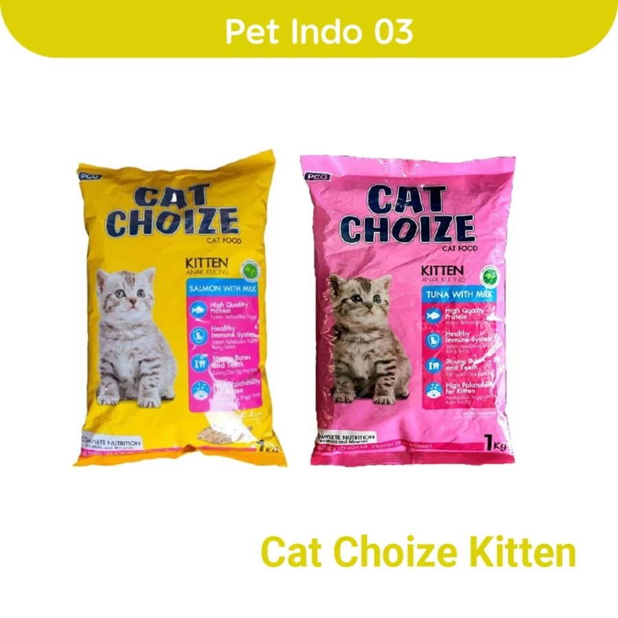 Makanan Kucing Cat Choize Kitten 1kg Freshpack