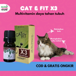 Cat & Fit X3 - multivitamin daya tahan tubuh & bulu anjing kucing kelinci - Migofit
