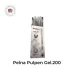 Pelna Pulpen Gel.200 Needle 0.5mm Tinta Hitam - PCS