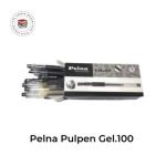 Pelna Pulpen Gel.100 Needle 0.5mm Tinta Hitam - LUSIN