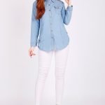 Kemeja Denim Lengan Panjang Biru Muda, Biru Jeans, Biru Tua- JSK Jeans - Biru Muda