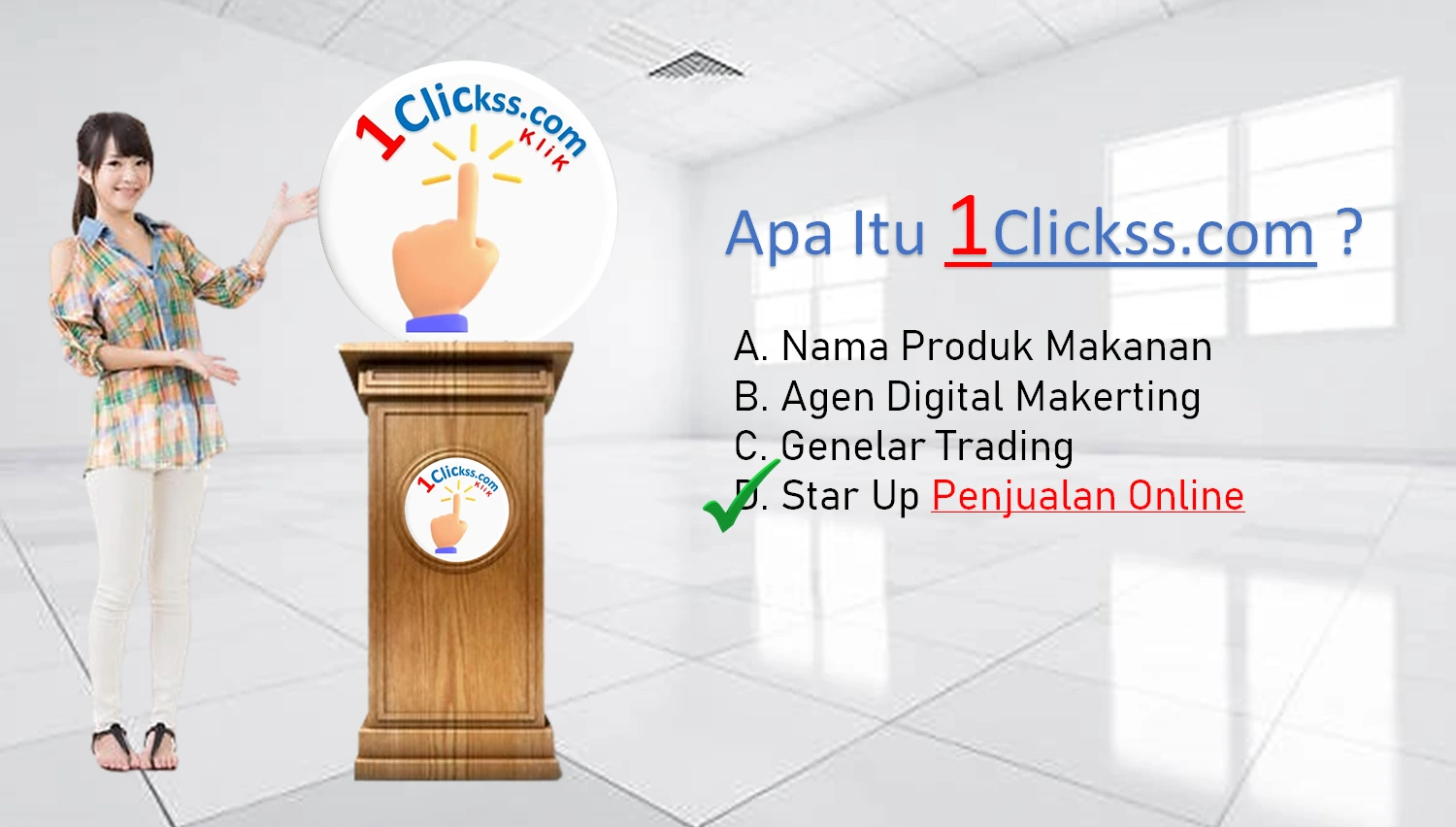 1Clickss.com Star Up Penjualan Online