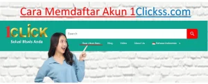 Panduan mudah daftar akun 1clickss.com