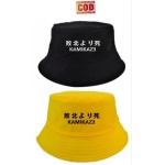 BUCKET HAT BORDIR KAMIKAZE KOREAN LOOK UNISEX KUALITAS PREMIUM