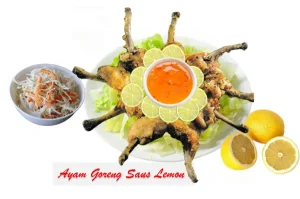 Resep Ayam Goreng Saus Lemon