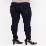 Jegging Wanita Celana Legging Jeans Panjang Skinny Navy Size 27-42 - 34 - 28