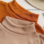 Baju Rajut Gaya Korea Pakaian Anak Perempuan Turtle Neck Sweater Turtleneck Rajut Anak Perempuan Umur 7 - 12 Tahun