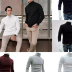 TURTLENECK PRIA DAN WANITA/ KERAH RIB/ TURTLENEECK RIB PREMIUM LENGAN PANJANG
