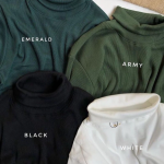 TURTLENECK PRIA DAN WANITA/ KERAH RIB/ TURTLENEECK RIB PREMIUM LENGAN PANJANG