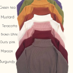 Baju Rajut Gaya Korea Pakaian Anak Perempuan Turtle Neck Sweater Turtleneck Rajut Anak Perempuan Umur 7 - 12 Tahun