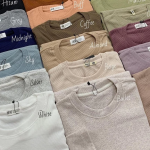 Kaos Rib premium lengan panjang | Kaos polos lengan panjang rib premium / Kaos polos / Kaos Rib / Kaos Lengan Panjang / Kaos Wanita Premium