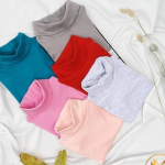 Baju Rajut Gaya Korea Pakaian Anak Perempuan Turtle Neck Sweater Turtleneck Rajut Anak Perempuan Umur 7 - 12 Tahun