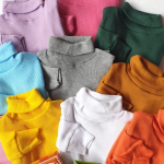 Baju Rajut Gaya Korea Pakaian Anak Perempuan Turtle Neck Sweater Turtleneck Rajut Anak Perempuan Umur 7 - 12 Tahun