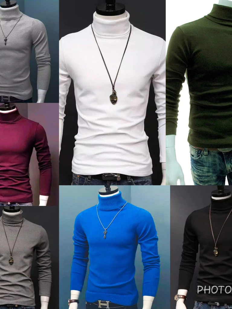 TURTLENECK PRIA DAN WANITA/ KERAH RIB/ TURTLENEECK RIB PREMIUM LENGAN PANJANG