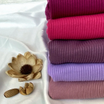 Atasan Rajut Wanita Turtleneck - Kerah Tinggi Lengan Pendek - Kaos Turtleneck Rib Turtleneck Lengan Pendek - Kaos Viral Korea Style