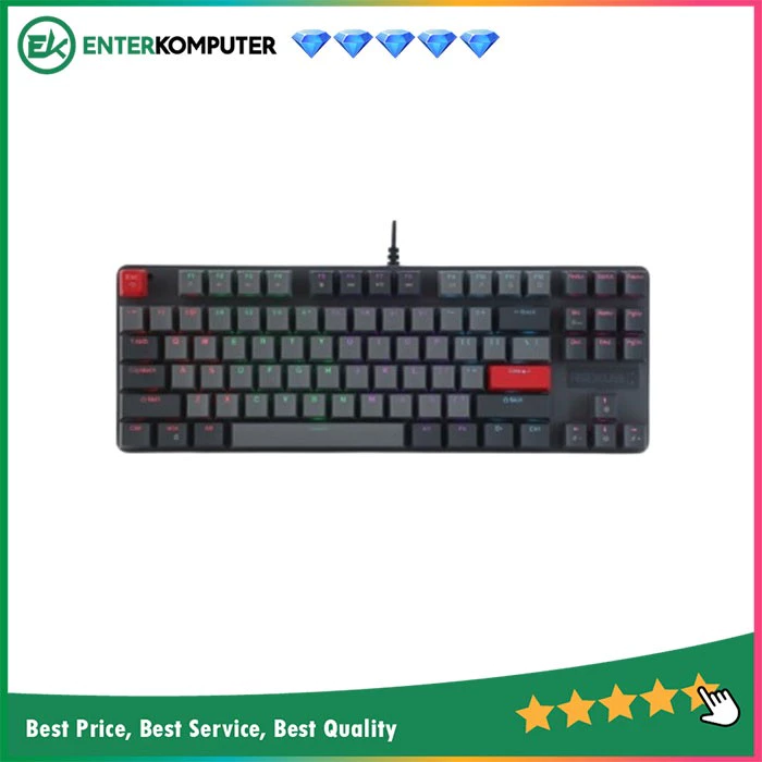 Gaming Rexus Mechanical Heroic KX4 Grey - Blue,Red,Brown SW