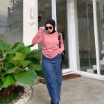 Blouse Serut Samping Wanita | Valen Top Blouse Knit | Atasan Rajut Terbaru Bahan Rib Premium