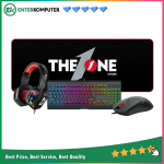 1STPLAYER KT1 Gaming Combo (RGB Backlight Gaming Keyboard + Gaming Mouse 3600DPI + RGB Lighting Effects Headset + Mousepad)