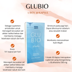 Glubio Glutathione 500mg 30tablet/box | Suplemen Pencerah kulit aman bumil/busui