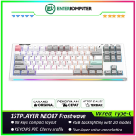 1STPLAYER NEO87 Frostwave Gaming Mechanical Keyboard 88 Keys Layout - Gasket Structure - RGB Backligting