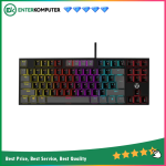 Fantech Atom MK876 V2 Sumi Edition RGB Gaming Mechanical Keyboard TKL Black - Red / Blue Switch