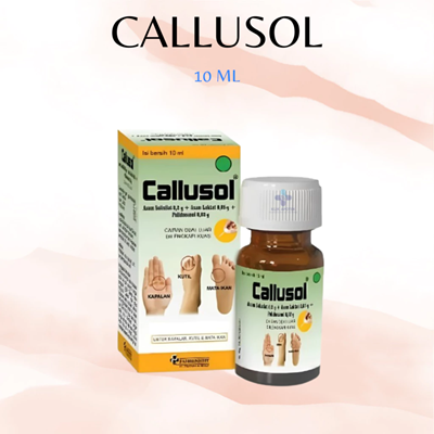 Callusol 10ML | Untuk Atasi Mata Ikan, Kutil, dan Kapalan