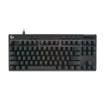 Logitech G PRO X TKL RAPID Wired Gaming Keyboard - Black