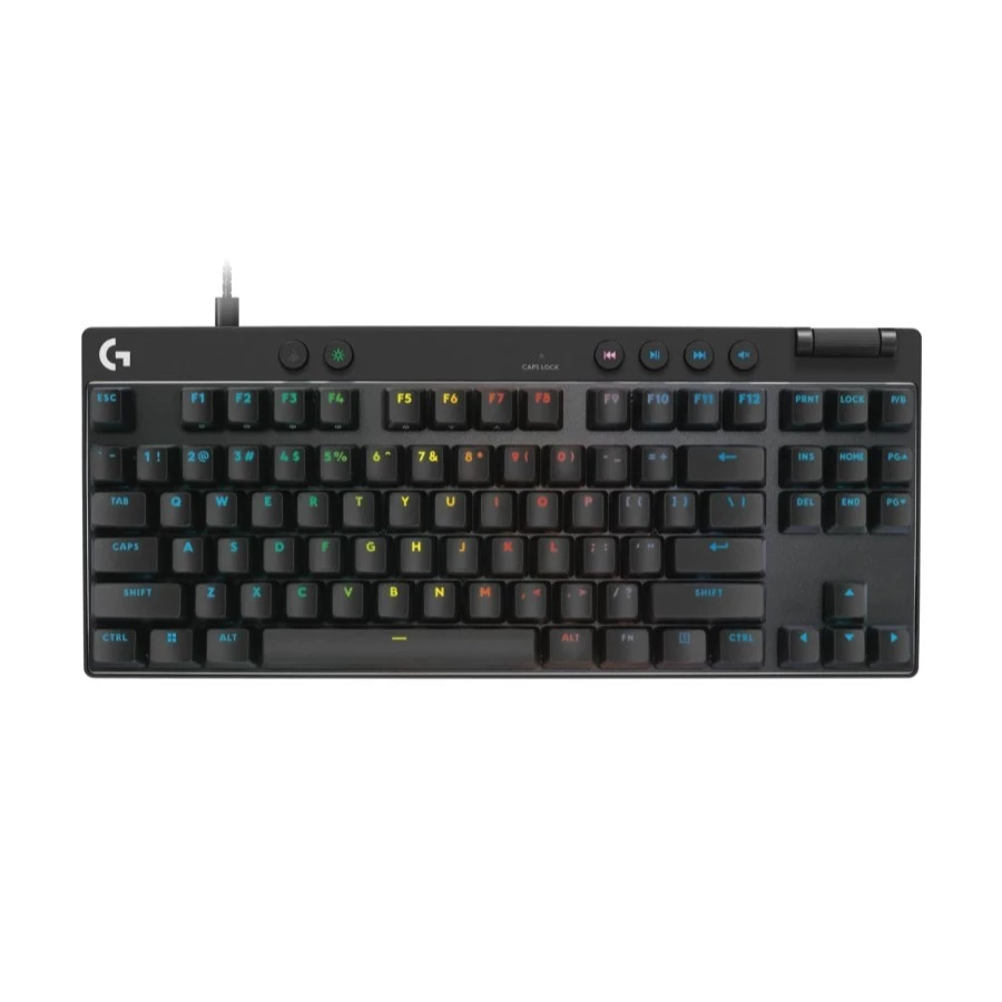 Logitech G PRO X TKL RAPID Wired Gaming Keyboard - Black