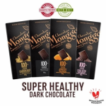 Super Healthy Dark Coklat 100% 80g | Chocolate Monggo | Keto Friendly - Apricot