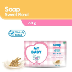 MY BABY SOAP BAR 60GR (KELEMBUTAN EKSTRA) (SABUN BATANG) -NJ