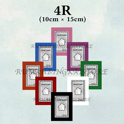 Bingkai Foto Ukuran 4R (10cm x 15cm) + PLUS KACA