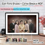 Edit Foto STUDIO + Cetak Bingkai A4 - Gabung Foto - Ganti Background - Pernikahan - Wisuda - Foto keluarga - Wedding