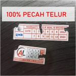 Cetak Express Stiker segel Garansi ukuran 1x3 cm Kertas Pecah Telor