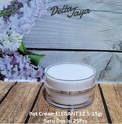 Pot Cream ELEGANT 12.5-15gr Satu Dos Isi 25Pcs.