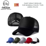 Paket Hemat Reseller Harga Grosir Topi Baseball Polos / Topi Jaring Polos Termurah !!!