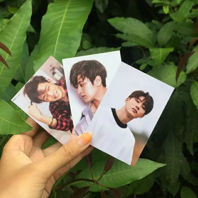 Cetak Foto Custom Glossy Photocard Ujung Tumpul / Lancip