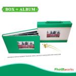 Paket Album Eksklusif dan Koper Cantik ukuran Album 20x30cm Wedding Birthday Travel Kualitas Bagus